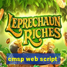 cmsp web script